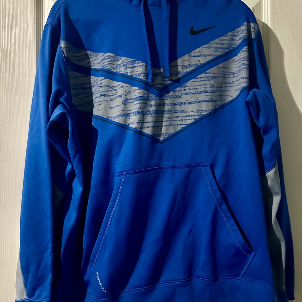 Nike Therma-Fit Blue Hoodie